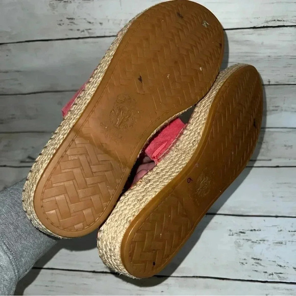 Cole Haan Cloudfeel Espadrille Sandals Flats Women’s 8.5B Pink - Picture 7 of 7